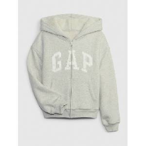 GAP Детски топъл суитшърт с лого GAP GAP | Siv | Момичешки | 160/164