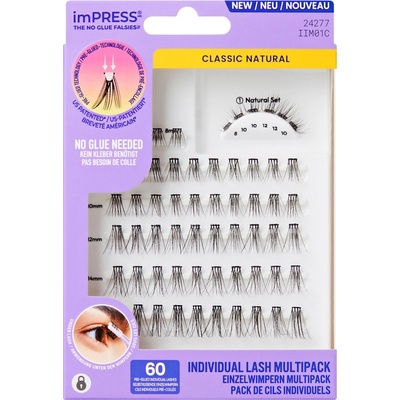 KISS Trsové riasy imPRESS Individual Lash Multipacks 01