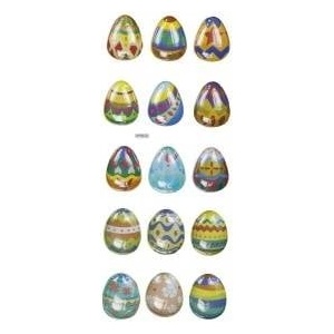TITANUM Convex stickers Easter eggs 15pcs