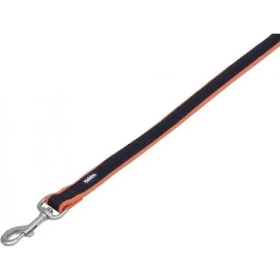 Nobby Повод mesh preno nobby, найлон, мрежа с неопренова подплата, оранжев, ширина - 25-35 мм, дължина - 120 см, Германия - 80547-04