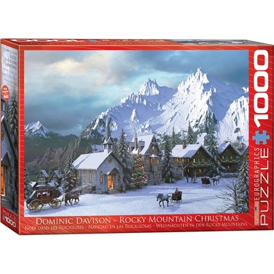 EuroGraphics Vánoce v Rocky Mountain 1000 dílků