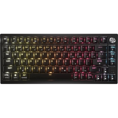 Corsair K65 Plus RGB 75% Wireless Безжична геймръска механична клавиатура с Corsair MLX Fusion Tactile Yellow суичове (CH-91D441F-NA)