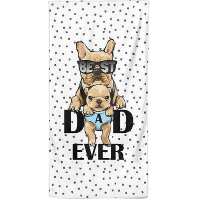 Impar osuška 70 x 140 cm Best dad ever