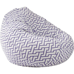 PUFRELAX Пуф круша 520л. , Nirvana Gigant, Zappity Purple, Перящ се калъф, Пълнеж от Полистиролни перли, Гама Premium (PUF-G-NGG-PT-ZAP) - topmarket
