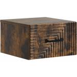 vidaXL Спален шкаф с монтаж на стена Опушен дъб 34, 5 x 33 x 20 см (898605)