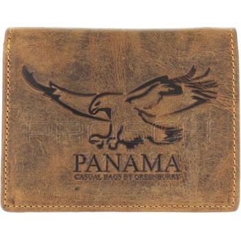 Greenburry Kožená peněženka Panama 2701 E 25 hnědá