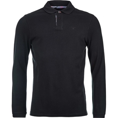 Barbour Essential Long-Sleeve polo shirt Black