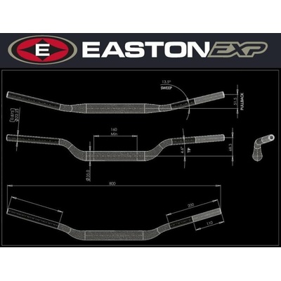Řidítka EASTON EXP EXP M 68 51