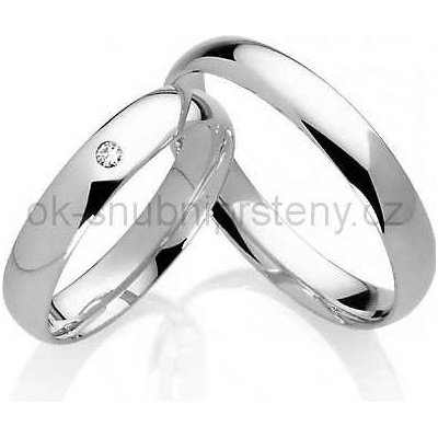 Snubní prsteny z chirurgické oceli OC1038