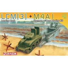 Dragon LCM 3 + M4A1 Sherman w/Deep Wading Kit Model Kit military 7516 1:72