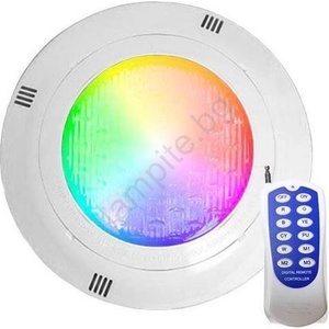 HADEX Led rgbw осветително тяло за басейн led/45w/12v ip68 + дистанционно управление (hd0498)