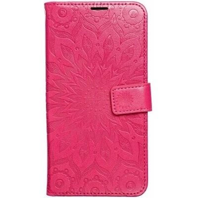 Mezzo Book Xiaomi Redmi Note 14 Pro 4G, vzor mandala - červené