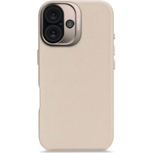 Decoded Калъф за iPhone 16 от Decoded - Кожен (еко) - Бежов (K-D25IPO16BC1CY)