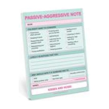 Knock Knock Passive Aggressive Nifty Note (Pastel Version) | Knock Knock