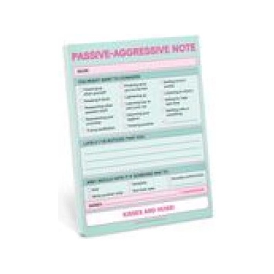 Knock Knock Passive Aggressive Nifty Note (Pastel Version) | Knock Knock
