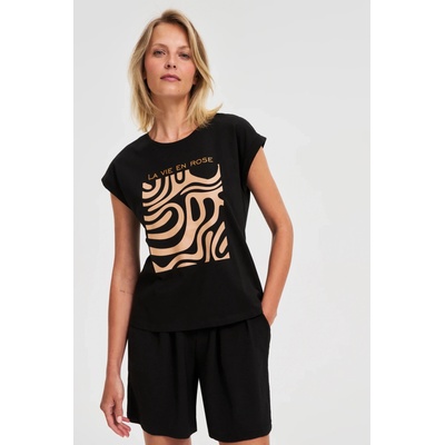 Moodo Дамска тениска Moodo - черна Moodo | Cheren | ЖЕНИ | XS