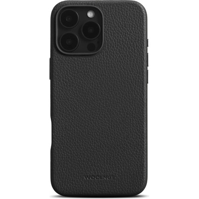 WOOLnut Leather Case for iPhone 16 Pro Max - Black (K-WN-IP16PM-C-2922-BK)