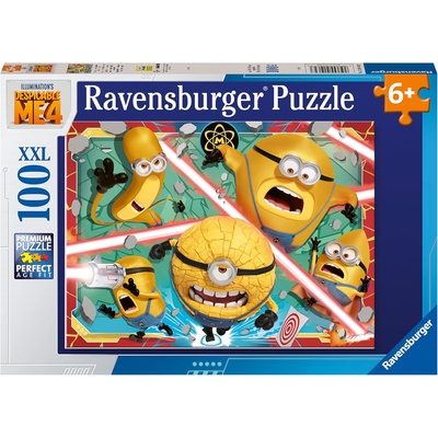 Ravensburger Пъзел Ravensburger от 100 XXL части - Аз, проклетникът 4 (7012001062)