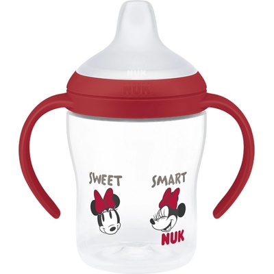 NUK Fľaša na učenie Perfect Match Disney 150 ml Minnie červená