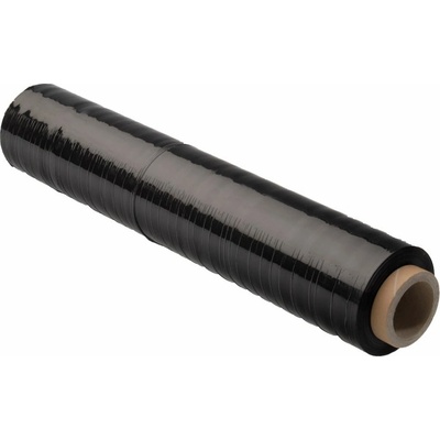 Fólie STRETCH průtažná ruční - šíře 500mm / návin 152m, 23 my - ČERNÁ