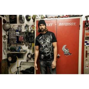 Brandit Тениска в черен цвят Motorhead Warpig PrintMODEL511 SALE - , размер M