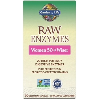 Image 1 of Garden of Life RAW Enzymes Women 50 & Wiser, 90 Veg Capsules