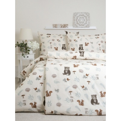 MKLozkoviny.sk bavlna obliečky Renforcé Medvedík v lese 140x200 70x90