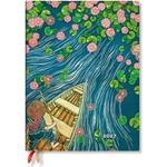 Paperblanks 2027 Lotus River Ultra Vertical Softcover 12-Month Weekly Planner, 176pg, 100gsm by Paperblanks (Living with Yuko)