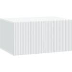 vidaXL Стенно монтиран ТВ шкаф Бяло 59, 5 x 41 x 30 см (898505)