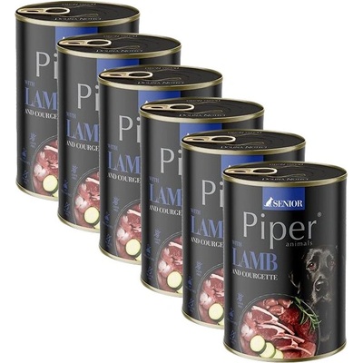 Dolina Noteci Консерва Piper Senior агне с тиквички 6 x 400 г