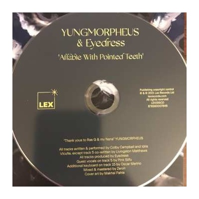 Yungmorpheus - Affable With Pointed Teeth CD