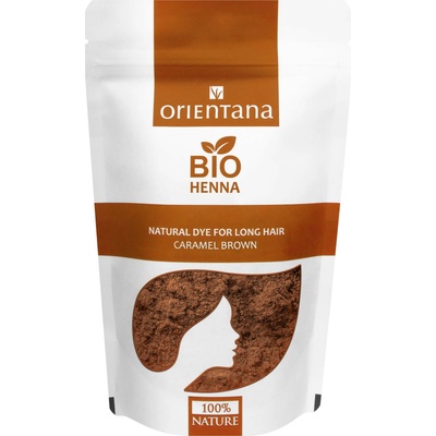 Orientana BIO Henna karamelová hnedá 100 g