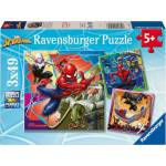 Ravensburger Детски пъзел Ravensburger 3 x 49 части - Спайдърмен (7012004115) - ozone