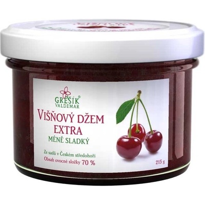 Grešík džem Višňový extra Menej sladký 215 g