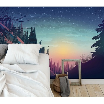 Image 1 of Art Gift Decor Фототапет Звезден залез