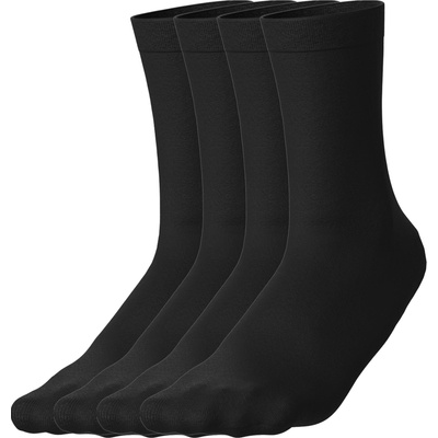 Esmara dámské ponožky s BIO bavlnou 4 páry černá – Zboží Dáma