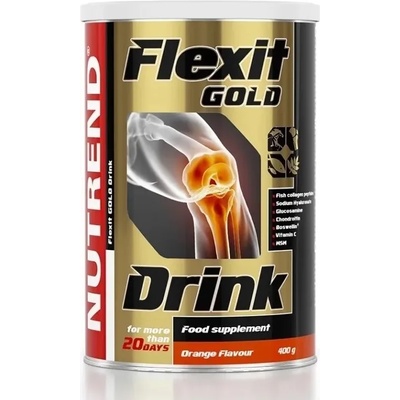 Nutrend Flexit Drink Gold, портокал, 400 g, Nutrend