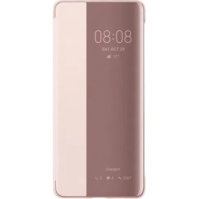 Huawei Оригинален страничен калъф тип тефтер Smart View Cover за Huawei P30 , розов