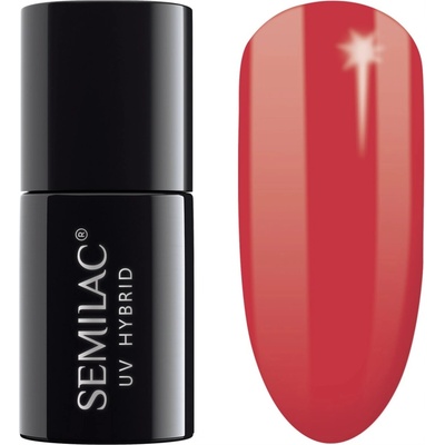 Semilac UV Hybrid Tropical Drinks gelový lak na nehty odstín 103 Elegant Raspberry 7 ml
