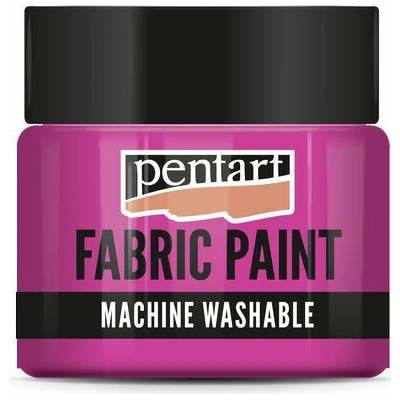 Farba na textil svietiaca v tme PENTART GLOW 30 ml ružová