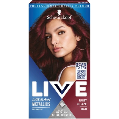 Schwarzkopf Live Urban Metallics U68 Ruby Glaze