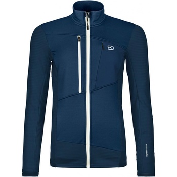 Ortovox Fleece Grid Jacket W tmavo modrá
