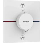 Hansgrohe ShowerSelect Comfort E 2-функционален термостатичен смесител за душ, матово бяло EN1717 (15578700)