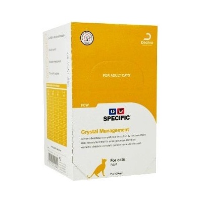 Dechra VP A/S-Vet diets Specific FCW Crystal Management 7 x 100 g