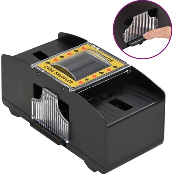 Image 1 of vidaXL Автоматичен разбърквач на карти, черен, 2 тестета (80419)