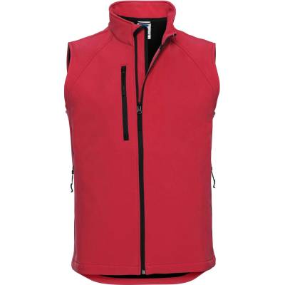 Russell Athletic 141m / Мъжки трислоен софтшел елек - класическо червено s (10141m24801)