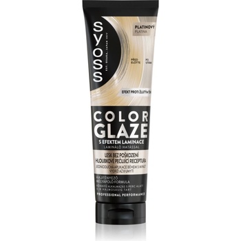 Syoss Intense Glaze Color тонираща боя за коса за блясък цвят Platinum 130ml