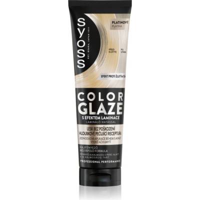 Syoss Intense Glaze Color тонираща боя за коса за блясък цвят Platinum 130ml