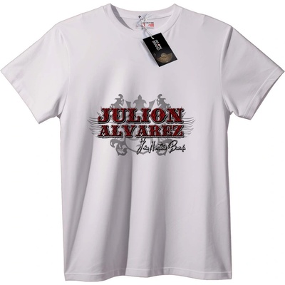 NOONEBRAND Тениска Julion Alvarez Черна - L, White