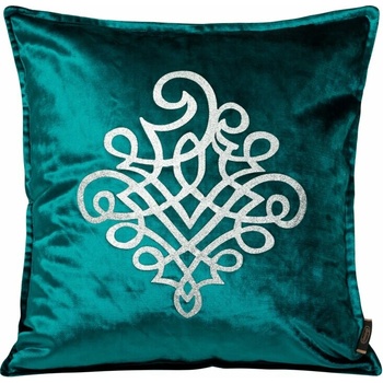 Takoy Zamatová ROYAL 3 so strieborným ornamentom-HF-390242 45 x 45 cm